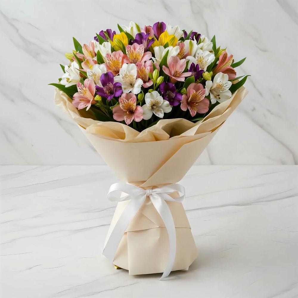 Букет цветов из: Альстромерии в Дедовске