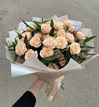 Букет Кремовые розы Латте в Дедовске