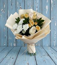 Букет цветов из:  Розы и Хризантемы в Дедовске