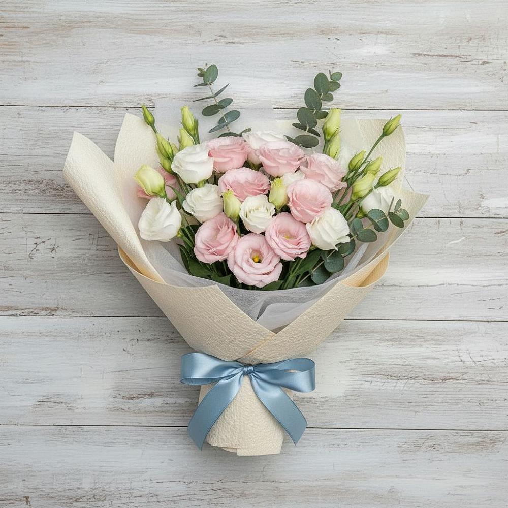 Букет цветов из: Лизиантусы в Дедовске